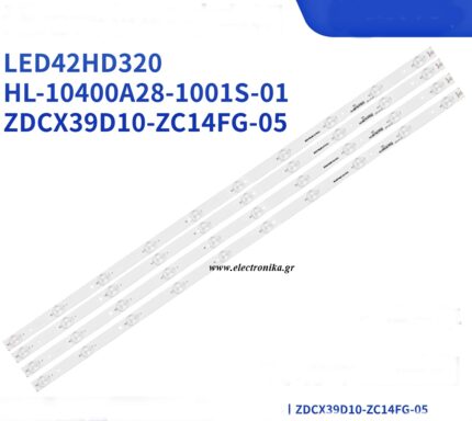 ARIELLI 40'' LED SET  HL-10400A28-1001S-01 ZDCX39D10-ZC14FG-05 4TMX.