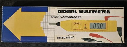 DIGITAL PEN MULTIMETER ΨΗΦΙΑΚΟ ΠΟΛΥΜΕΤΡΟ ΤΥΠΟΥ 'ΣΤΥΛΟ' ART NO.649013